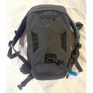 Quest Hydration Backpack Gray Hiking Daypack with Water Reservoir Bladder
